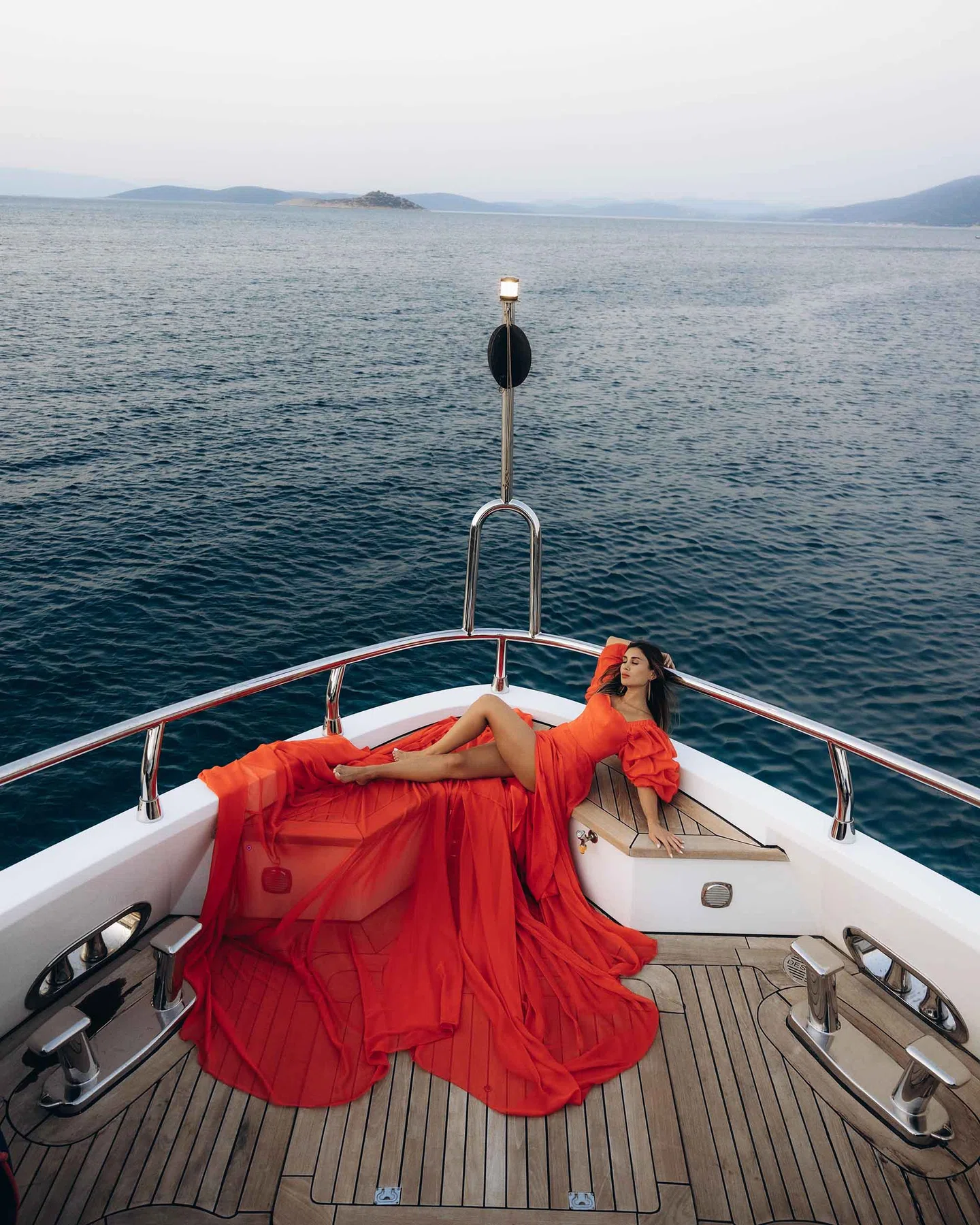 Modern Red Tulle view 4