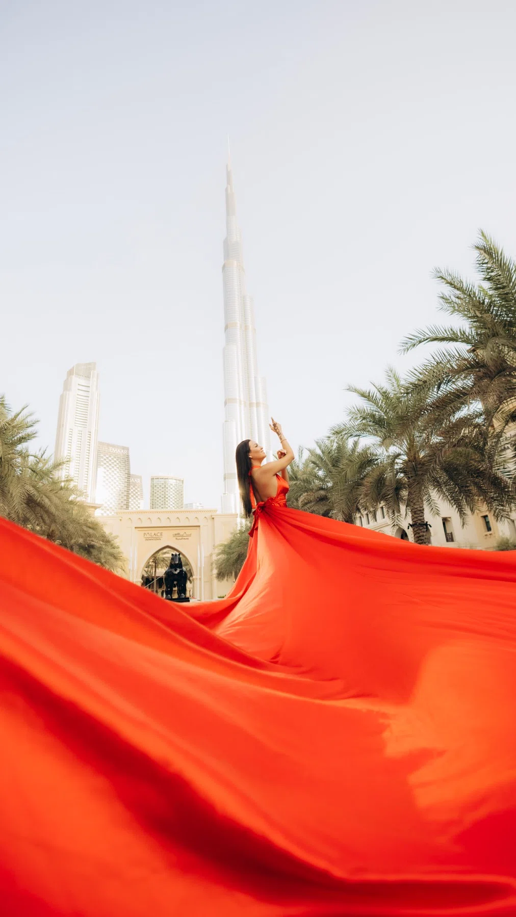 Single Flying Dress photography