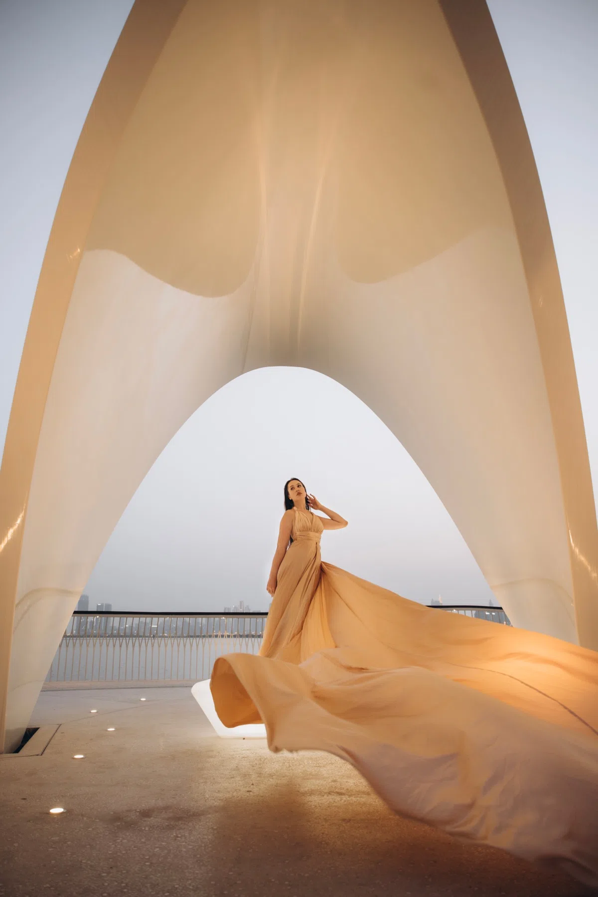 Single Flying Dress photography