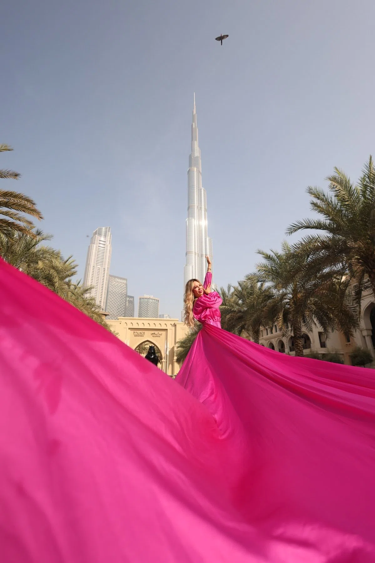Single Flying Dress photography