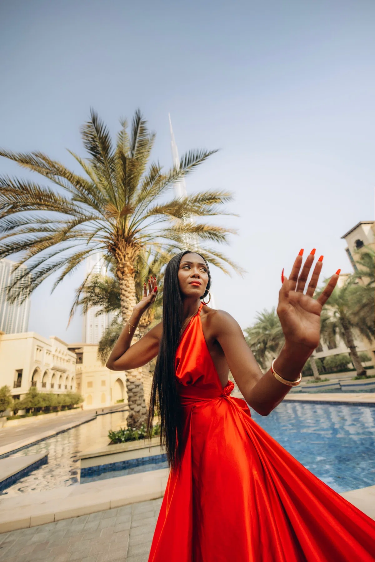 Single Flying Dress photography