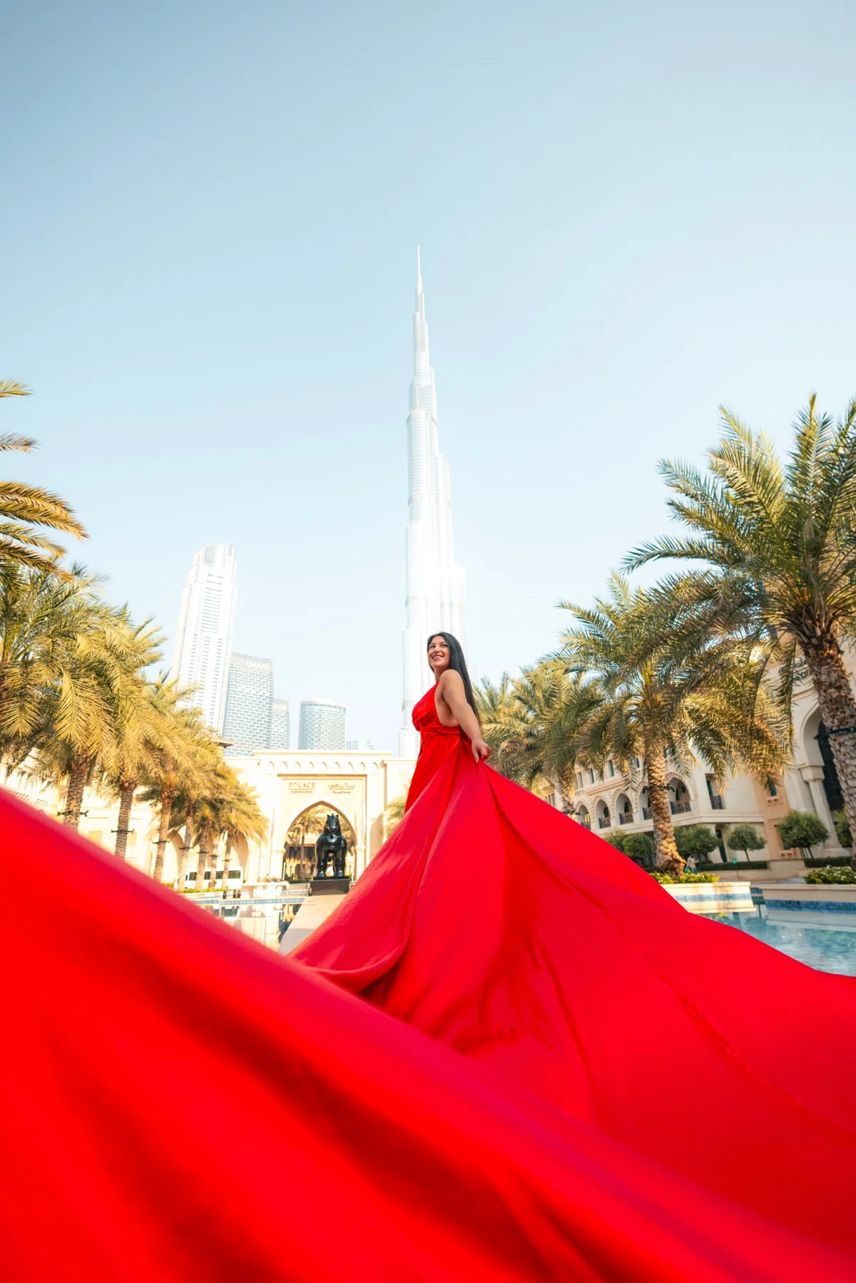 Single Flying Dress photography