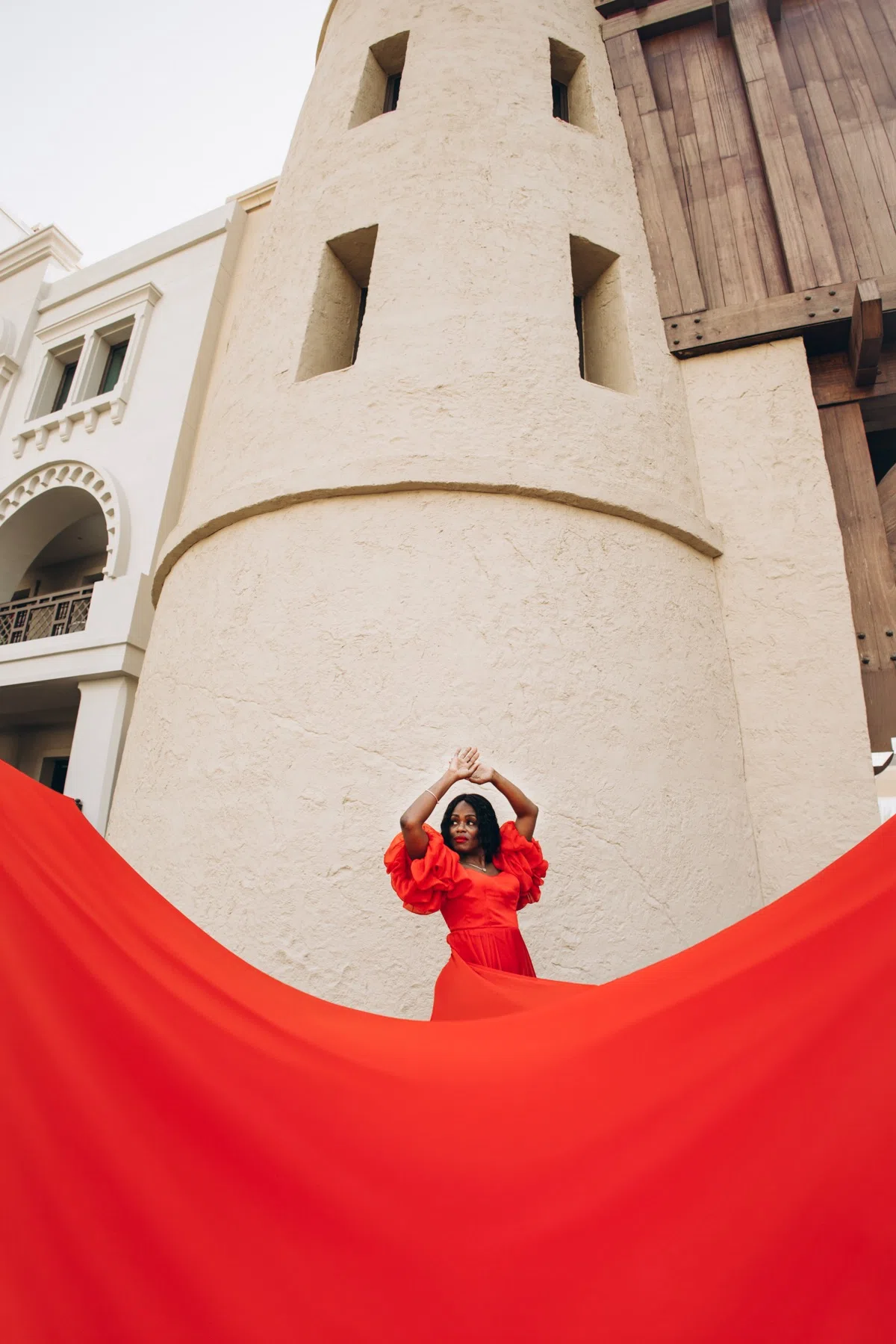 Single Flying Dress photography